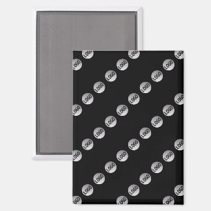 Ihr Logo, Design oder Foto diagonal gekachelt Magnet