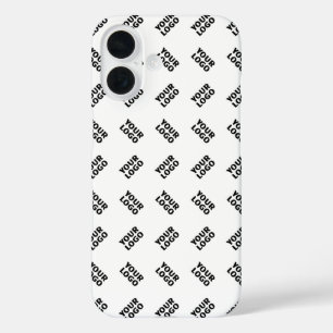 Ihr Logo Einfaches alternierendes Wiederholungsm iPhone 16 Hülle