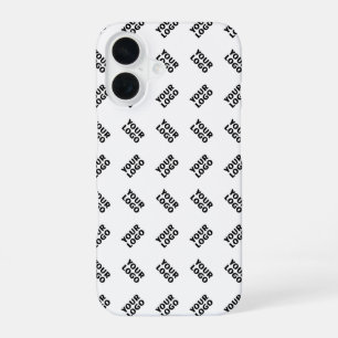 Ihr Logo Einfaches alternierendes Wiederholungsm iPhone 16 Hülle