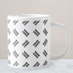 Ihr Logo Einfaches alternierendes Wiederholungsm Jumbo-Tasse