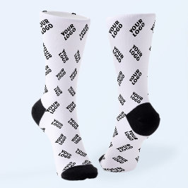 Ihr Logo | Einfaches alternierendes Wiederholungsm Socken