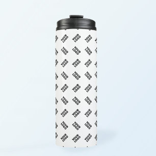 Ihr Logo Einfaches alternierendes Wiederholungsm Thermosbecher