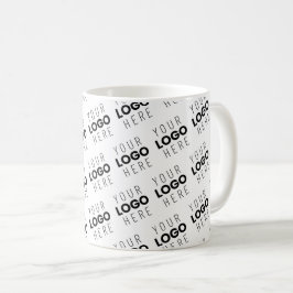 Ihr Logo einfaches sich wiederholendes diagonales  Kaffeetasse