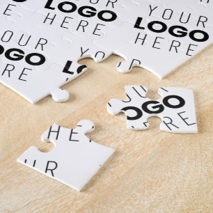 Ihr Logo einfaches sich wiederholendes diagonales  Puzzle