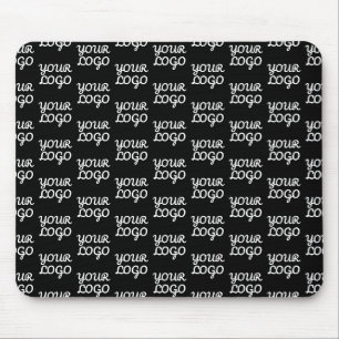 Ihr Logo Einfaches wiederholendes Logo-Muster Mousepad