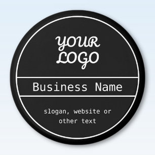 Ihr Logo   Einzigartiges editierbares Business-Des Magnet