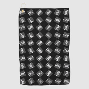 Ihr Logo   Einzigartiges Logo, Design oder Bildmus Golfhandtuch