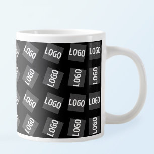 Ihr Logo   Einzigartiges Logo, Design oder Bildmus Jumbo-Tasse