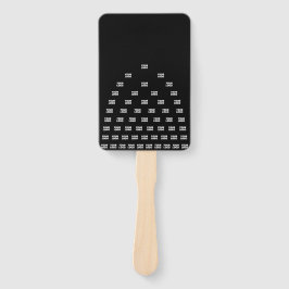 Ihr Logo Einzigartiges Muster | Schwarz (bearbeitb Fächer