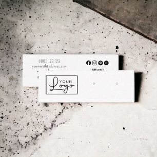 Ihr Logo-Erscheinen zeigt den QR-Code für Social M Mini Visitenkarte
