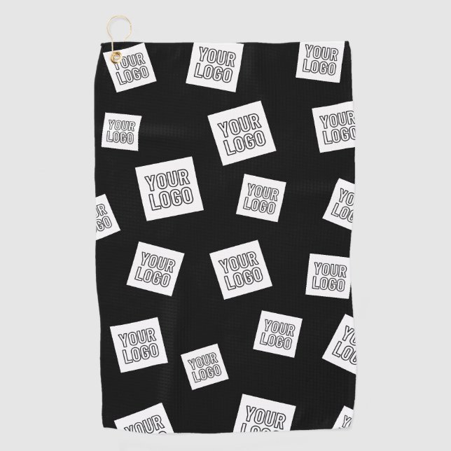 Ihr Logo, Foto oder anderes Bild | Random-Platzier Golfhandtuch (Vorderseite)