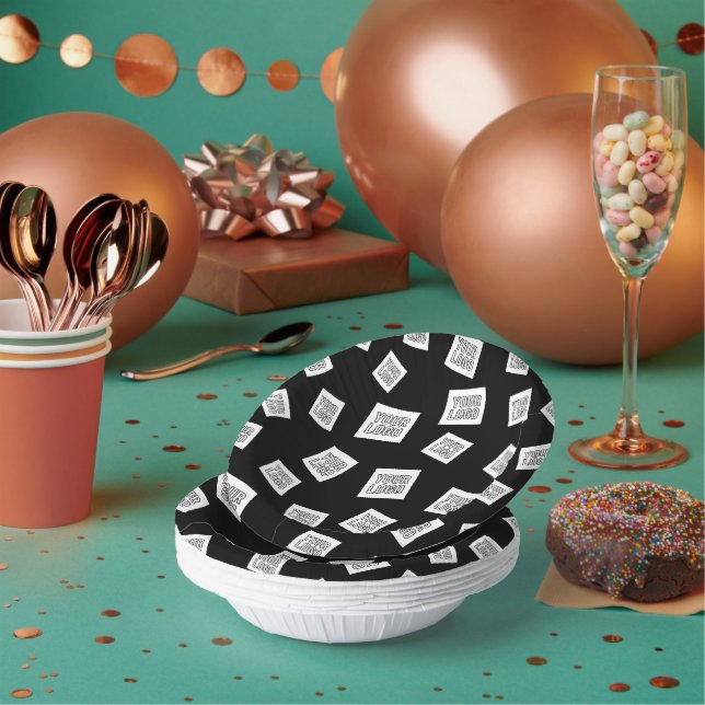 Ihr Logo, Foto oder anderes Bild | Random-Platzier Pappteller (Multi)