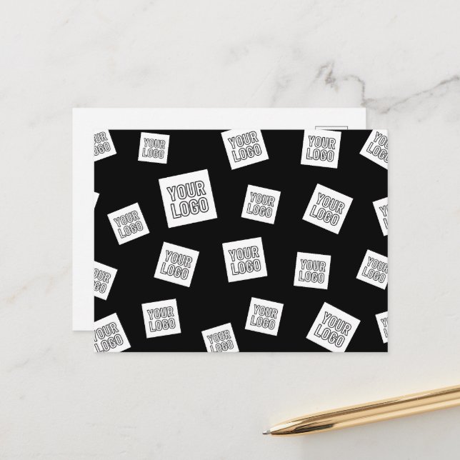 Ihr Logo, Foto oder anderes Bild | Random-Platzier Postkarte (Vorderseite/Rückseite Beispiel)