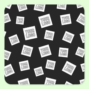 Ihr Logo, Foto oder anderes Bild Random-Platzier Quadratischer Aufkleber
