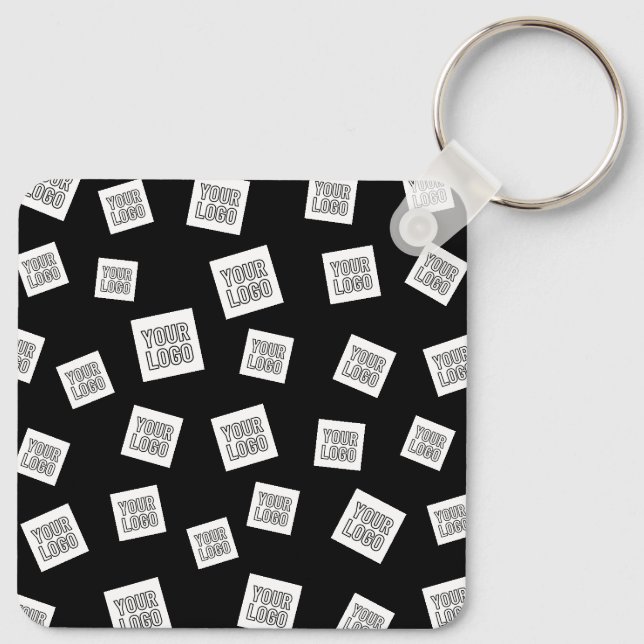 Ihr Logo, Foto oder anderes Bild | Random-Platzier Schlüsselanhänger (Rückseite)