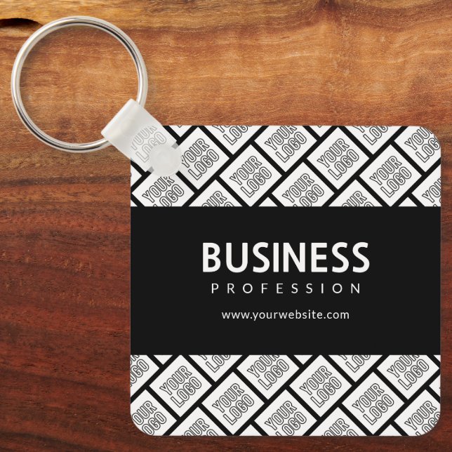 Ihr Logo-gepflegtes Muster und bearbeitbarer Firme Schlüsselanhänger (Vorderseite)
