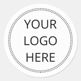 Ihr Logo-Geschäft Runder Aufkleber
