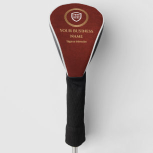 Ihr Logo-Geschäft   Vintages Leder Golf Headcover