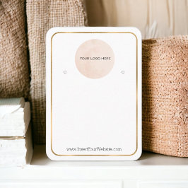 Ihr Logo gewinnt Display dünn Gold groß vertikal Visitenkarte