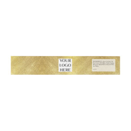 Ihr Logo Gold Shampoo Bar Soap Band Wrap