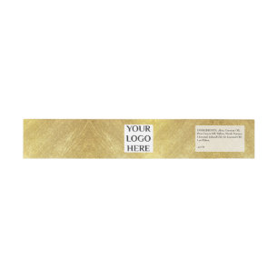 Ihr Logo Gold Shampoo Bar Soap Band Wrap