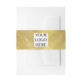 Ihr Logo Gold Shampoo Bar Soap Band Wrap