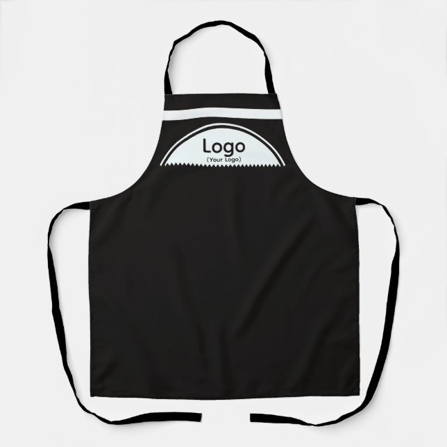 Ihr Logo Halbkugel-Design  Schürze (Vorderseite)