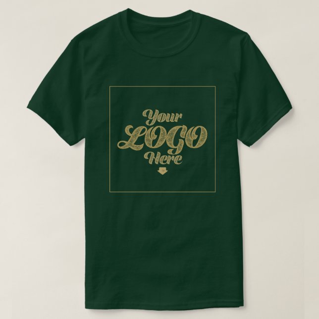 Ihr Logo hier - Deep Forest T - Shirt (Design vorne)
