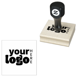 Ihr Logo hier einfach, modern und klein Gummistempel