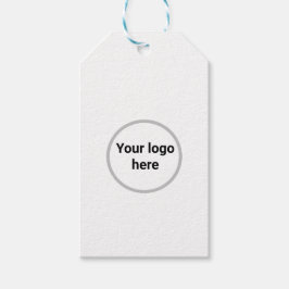 Ihr Logo hier einfach nur ein minimaler Geschenk-T Geschenkanhänger