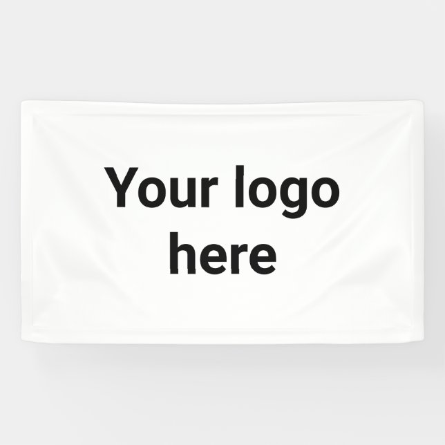 Ihr Logo hier einfache minimalklassische  Banner (Horizontal)
