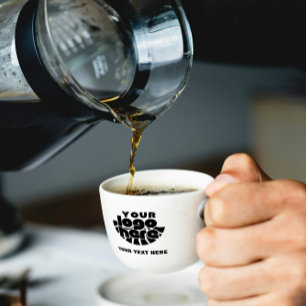 Ihr Logo Hier Firma Markenunternehmen Geschäftskor Espressotasse
