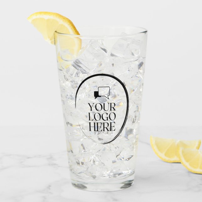 Ihr Logo hier Glas (Vorderseite Ice)