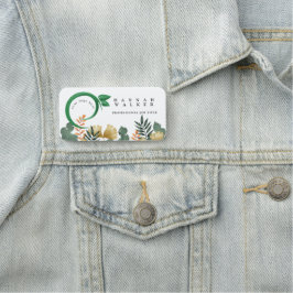 Ihr Logo hier, grün Namensschild