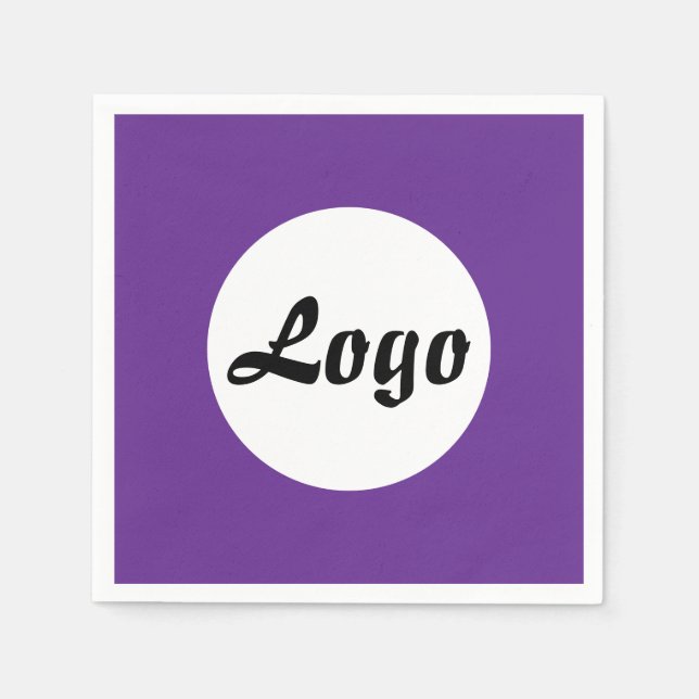 IHR LOGO HIER INDIVIDUALISIERTER NAME UND TEXT  SERVIETTE (Vorderseite)