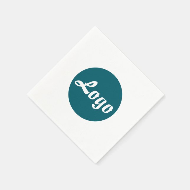 IHR LOGO HIER INDIVIDUALISIERTER NAME UND TEXT  SERVIETTE (Ecke)