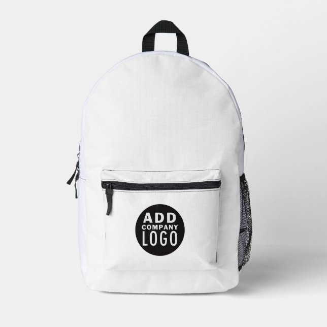 Ihr Logo hier | MINIMALISTISCH Bedruckter Rucksack (Vorderseite)