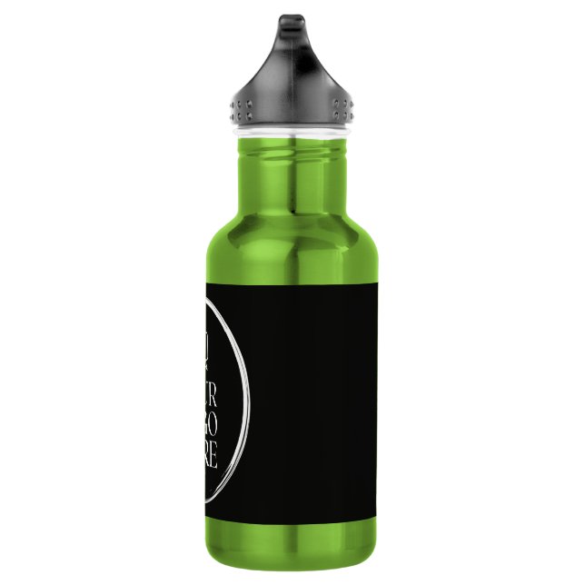 Ihr Logo hier Modern Edelstahlflasche (Rechts)