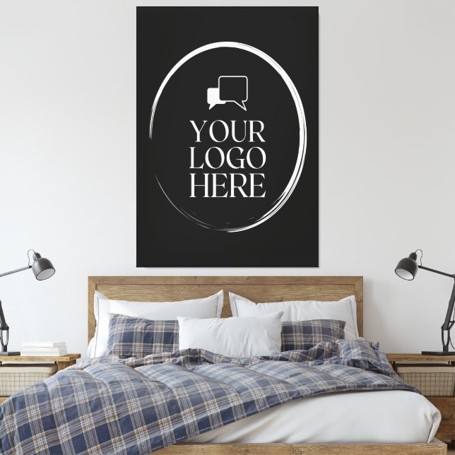 Ihr Logo hier Modern Leinwanddruck (Insitu (Schlafzimmer))