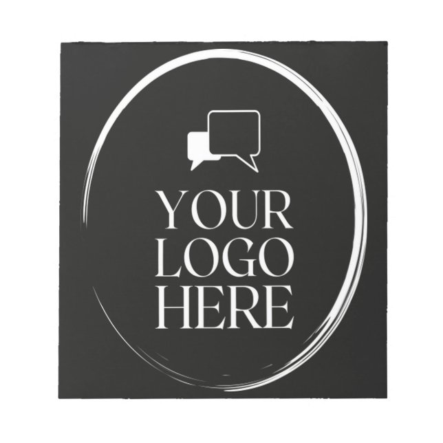 Ihr Logo hier Modern Notizblock (Vorderseite)