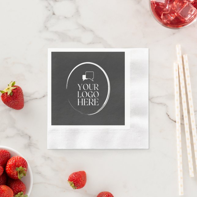 Ihr Logo hier Modern Serviette (Beispiel)
