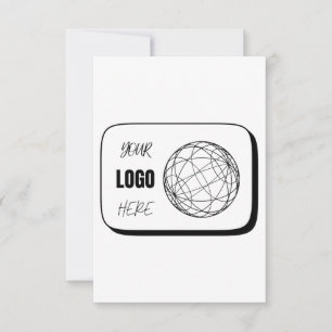 Ihr Logo hier RSVP Karte