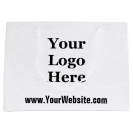Ihr Logo hier Schwarz-Weiß-Vorlage Große Geschenktüte