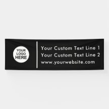 Ihr Logo hier - Schwarzweißbanner