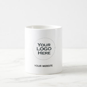 Ihr Logo hier - Standard-Weißer Keramik-Kaffee Verwandlungstasse