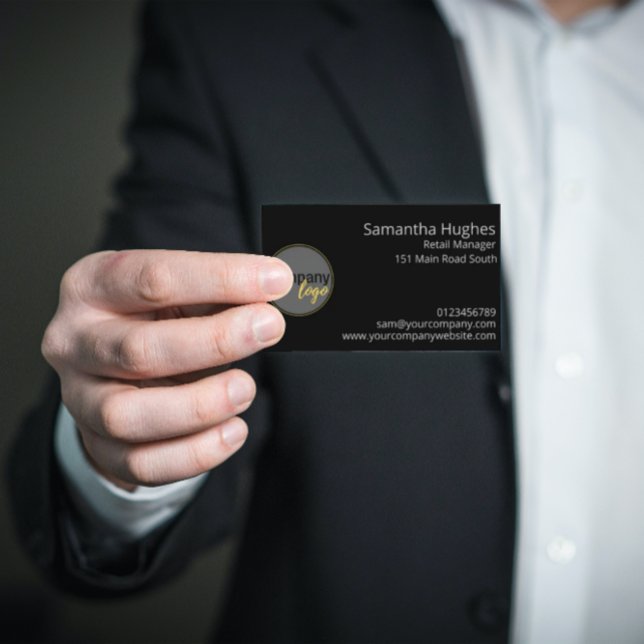 IHR LOGO HIER UNTERNEHMEN BRANDED Business CUSTOM Visitenkarte (Von Creator hochgeladen)