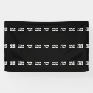 Ihr Logo   Horizontal gekacheltes Streifenmuster  Banner