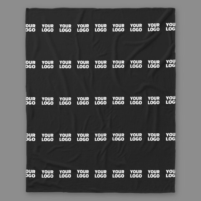 Ihr Logo | Horizontal gezogenes Streifenmuster Fleecedecke (Von Creator hochgeladen)