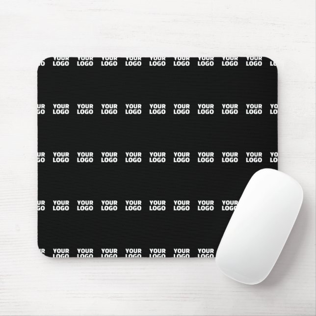 Ihr Logo | Horizontal gezogenes Streifenmuster Mousepad (Mit Mouse)