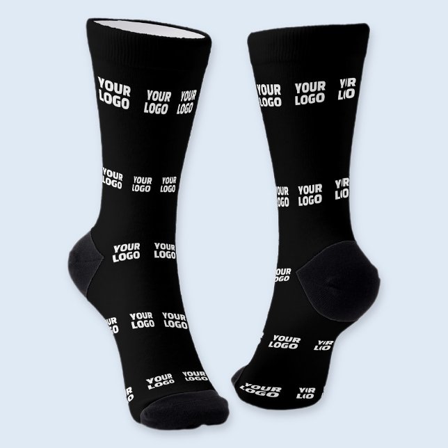 Ihr Logo | Horizontal gezogenes Streifenmuster Socken (Von Creator hochgeladen)
